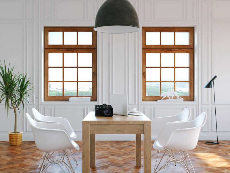 grey aluminium windows modern rotherham